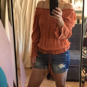 O’Neill off the shoulder blouse